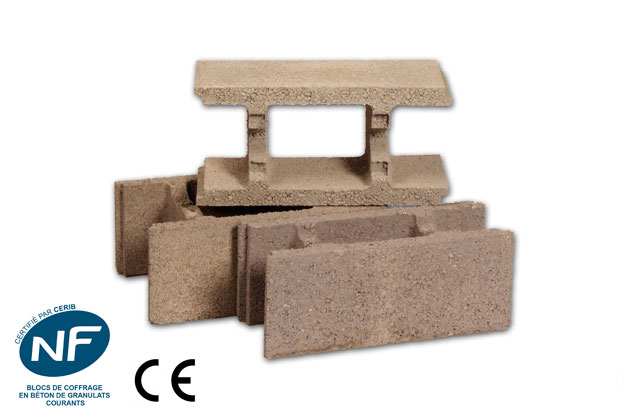 Blocs en béton rectifié